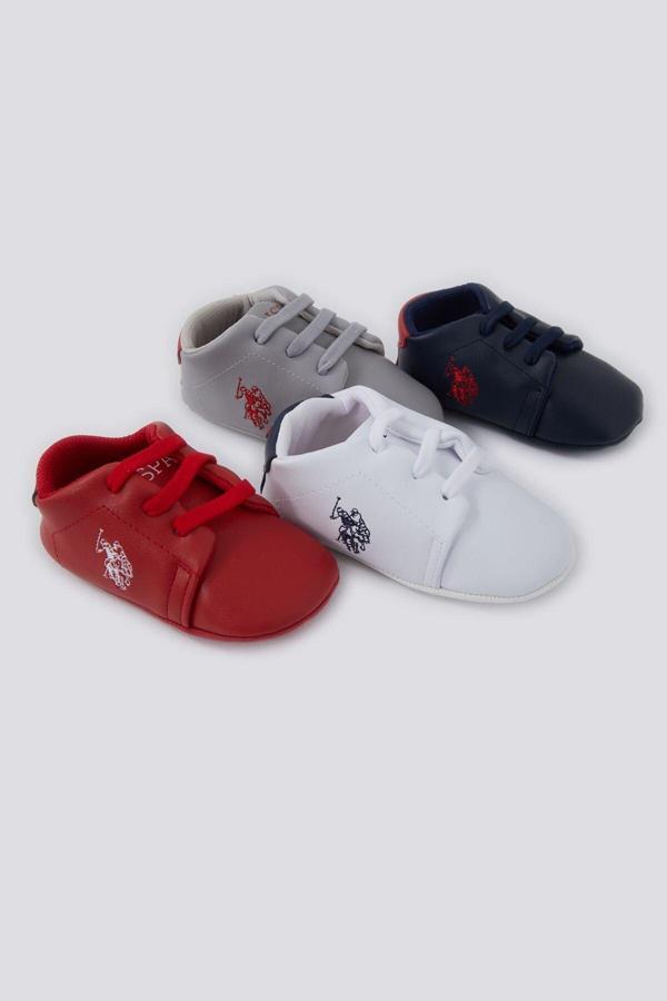 U.S. Polo Assn  Erkek Bebek Ayakkabı USB1308 Gri - Image 1