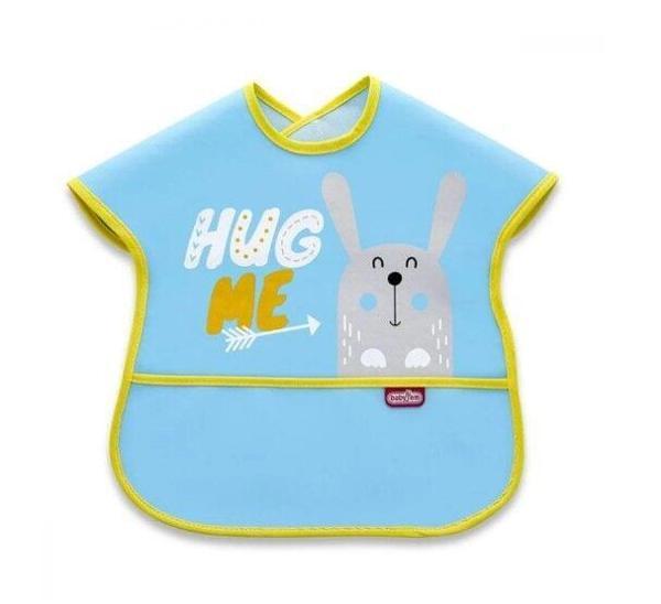 BabyJem Poli Muşamba Büyük Mama Önlüğü 029 Mavi - Image 1