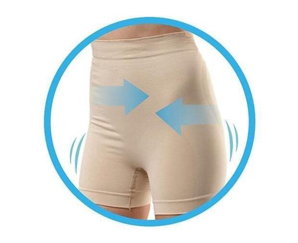 Mycey Doğum Sonrası Toparlayıcı Korse Kısa Paça Ekru - Image 1