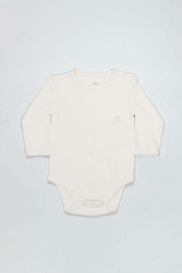 Bistyle Natural Basic Style Uzun Kol Body 17104 Ekru - Image 1