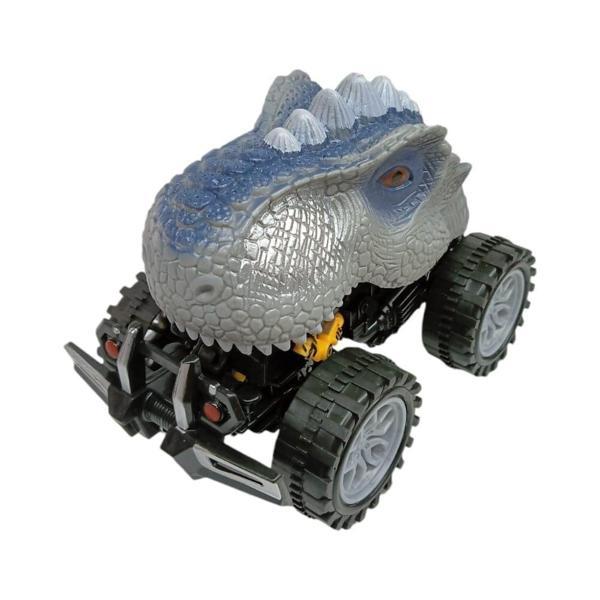 Sürtmeli Dinazor Robota Dönüşen Araba 14 Cm - Gri - Image 1