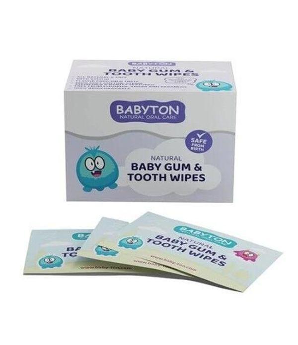 Babyton Bebekler İçin Diş Ve Damak Temizleme Mendili - Image 1