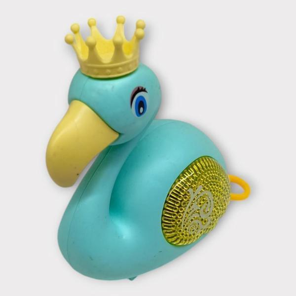 Kurmalı Işıklı Sevimli Flamingo - Yeşil - Image 1