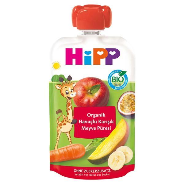 Hipp Organik Havuçlu Karışık Meyve Püresi 100 Gr - Image 1