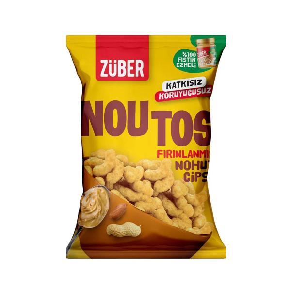 Züber Noutos Fırın Nohut Cipsi 55 Gr Fıstık - Image 1