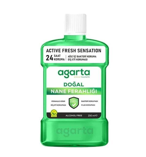 Agarta Doğal Ağız Bakım Suyu 250 ml Nane Özlü - Image 1