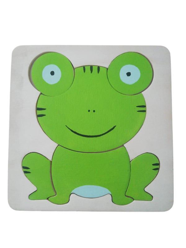 Happy Junior Montessori Eğitici Oyuncak Bul-Tak KURBAĞA - Image 1