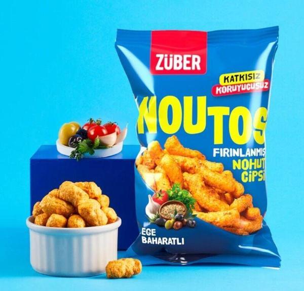 Züber Noutos Fırın Nohut Cipsi 55 Gr Ege Baharat - Image 1
