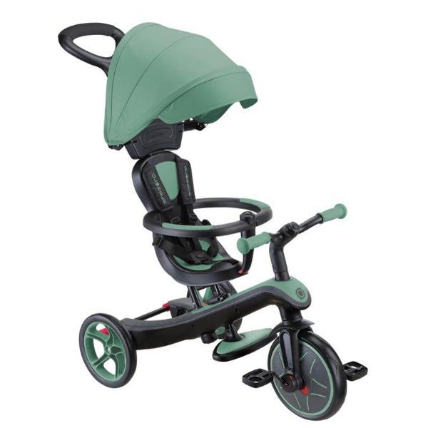 Globber Explorer 4in1 Trike Bisiklet Zeytin Yeşili - Image 1