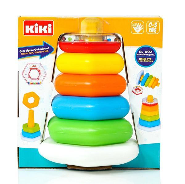 Kiki Renkli Altıgen Halkalar Çıngıraklı AE-1510 - Image 1