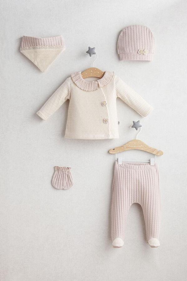 Tongs Baby Daisy Dream 5'Li Zıbın Set 5464 Pudra - Image 1