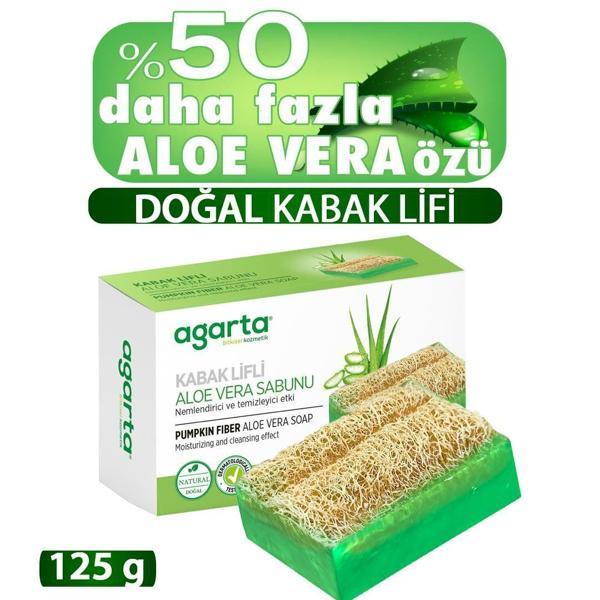 Agarta Kabak Lifli Aloe Vera Sabunu 125 Gr - Image 1
