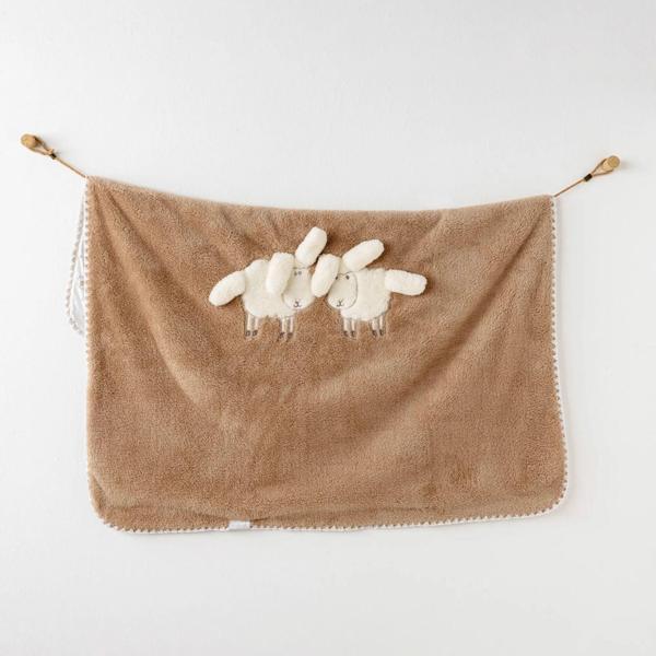 Andywawa AC26168 Tinny S Sheeps Battaniye 90x85 Beige - Image 1
