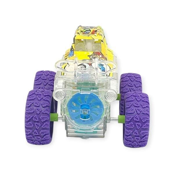 Sürtmeli Işıklı Off-Road Aracı  - 7310 - Mor - Image 1