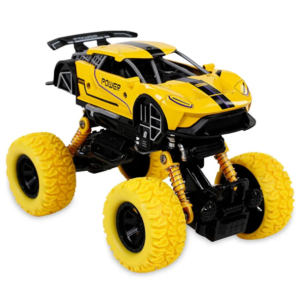 Çek Bırak Amorsitörlü Off-Road Araba - KLX600-335 - Sarı - Image 1