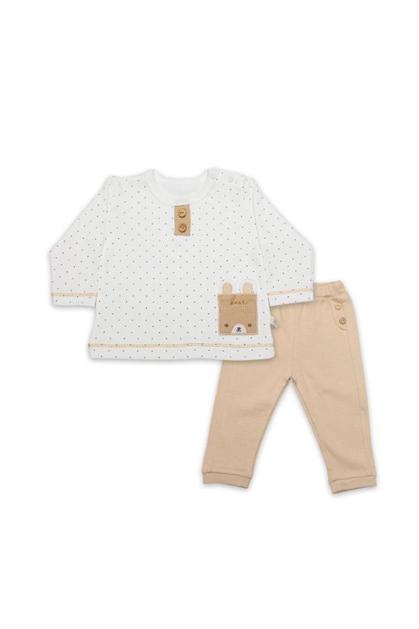 Bistyle I Am So Bear 2'li Takım 14103 Bej-Ekru - Image 1