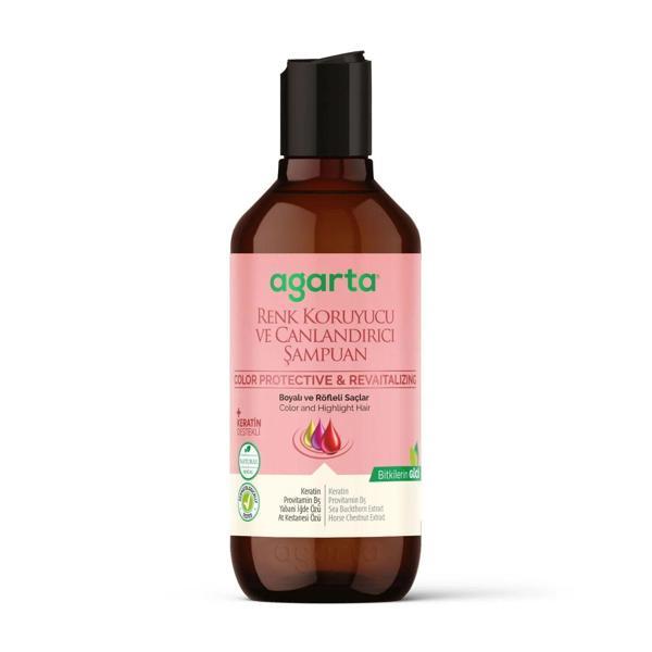Agarta Renk Koruyucu ve Canlandırıcı Şampuan 400ml - Image 1