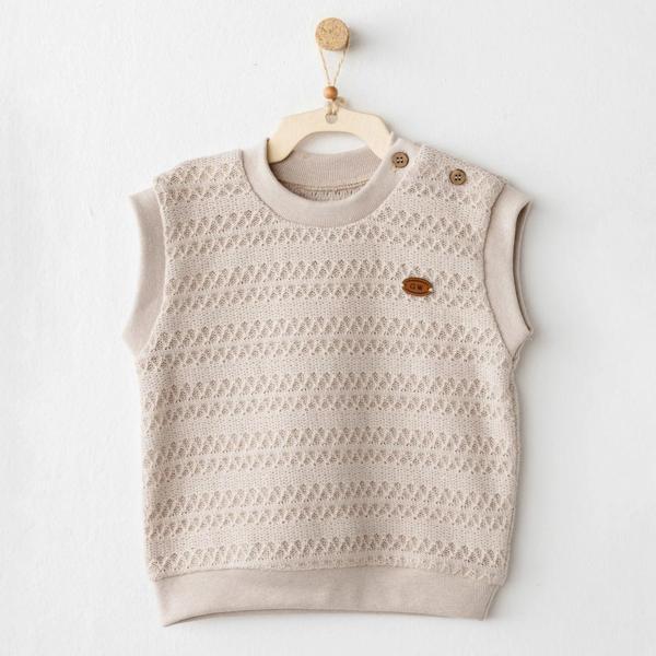 Andywawa AC26133 Wawa Exclusive Yelek Beige - Image 1