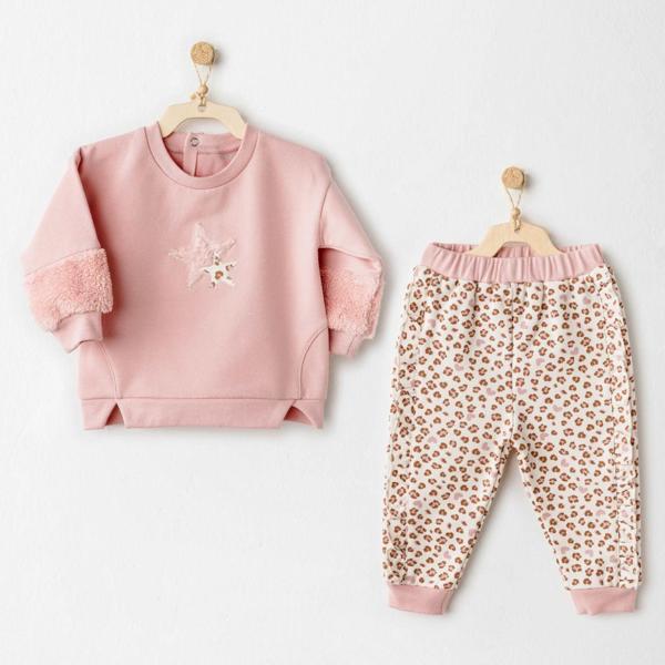 Andywawa AC26233 Little Leopard 2'li Takım Pink - Image 1