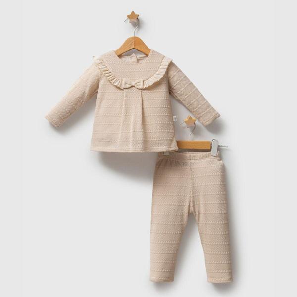 Tongs Baby Magic Forest 2'li Takım 5643 Krem - Image 1