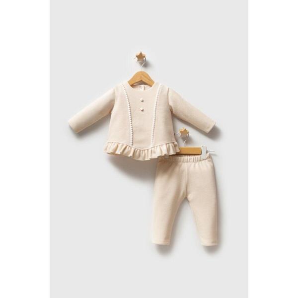 Tongs Baby Lace Dreams 2'li Takım 5660 Ekru - Image 1
