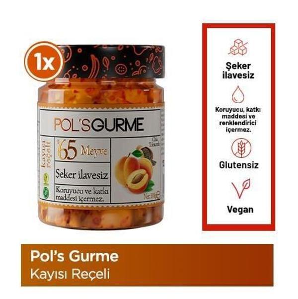 Pol’s Gurme Chia Tohumlu Şekersiz Kayısı Reçeli 380 Gr - Image 1