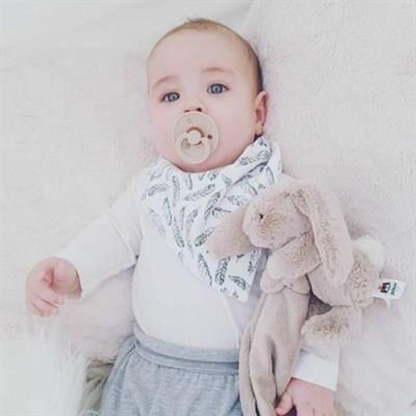 Bibs Colour Kauçuk Emzik 0-6 Ay Ivory - Image 1