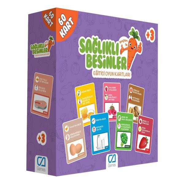Games Sağlıklı Besinler 60 Kart 5106 - Image 1