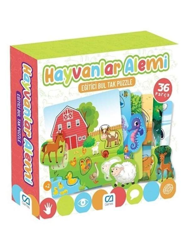 Games Hayvanlar Alemi 36 Parça Puzzle - Image 1
