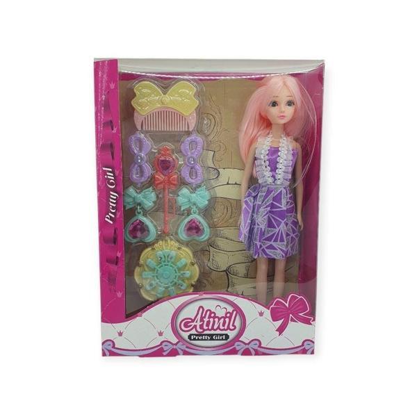 Prenses Bebek Makyaj Seti - Mor - Image 1