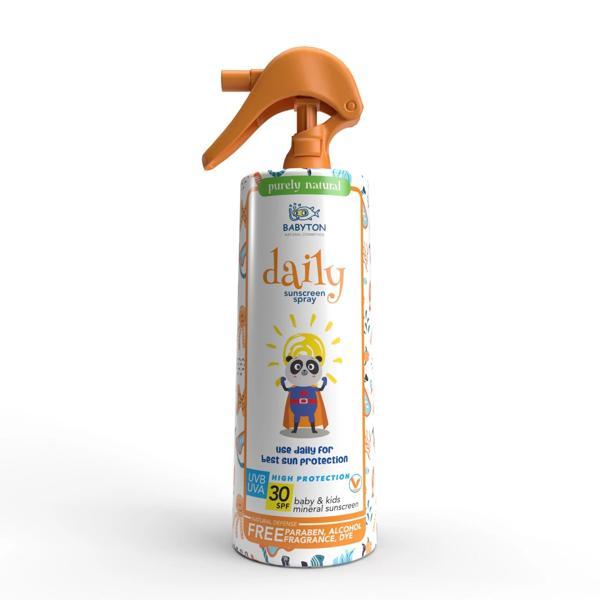 Babyton Bebek ve Çocuklar İçin Günlük Güneş Koruyucu Sprey 200 ml - Image 1