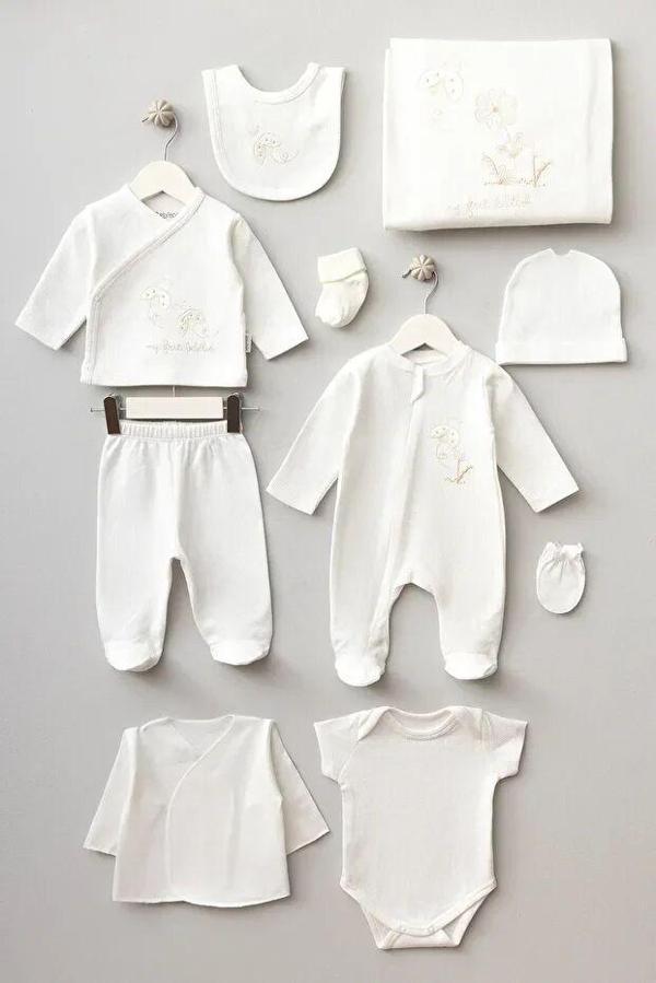 Bebitof Uğur Böceği 10 Parça Hastane Çıkışı 10122 Ekru - Image 1