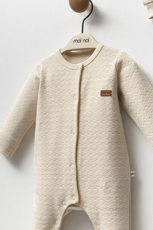 Moi Noi Şapkalı Tulum MNB1249 Bej - Image 1