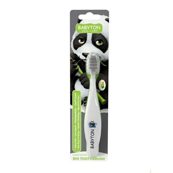 Babyton Bio Ultra Yumuşak Çocuk Diş Fırçası Panda - Image 1