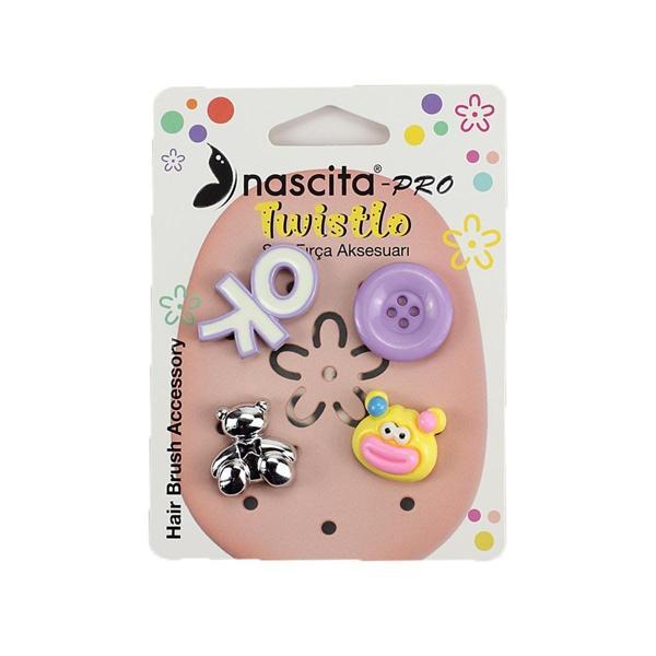 Nascita Twistlo Aksesuar Seti 4'Lü Pembe - Image 1
