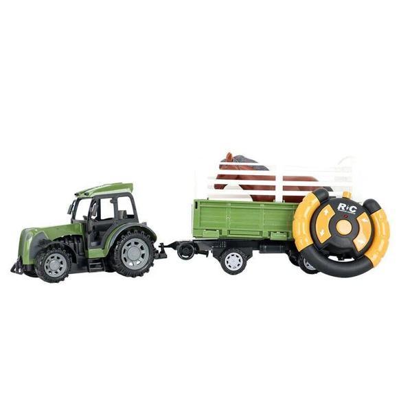 Mega Uzaktan Kumandalı At Taşıyan Römorklu Traktör - Image 1