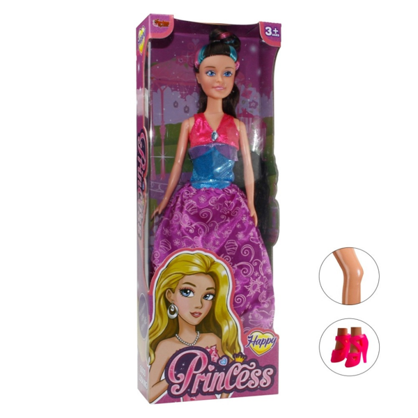 Prenses Bebek 30 cm - 66774 -3 - Mor - Image 1