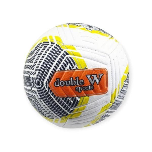 Futbol Topu Dikişli Kabartma Yüzey 420 gr No:5 - FB-680-SARI - Image 1