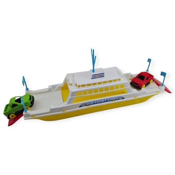 Feribot Araç Taşııyan Gemi 45 cm - Sarı - Image 1