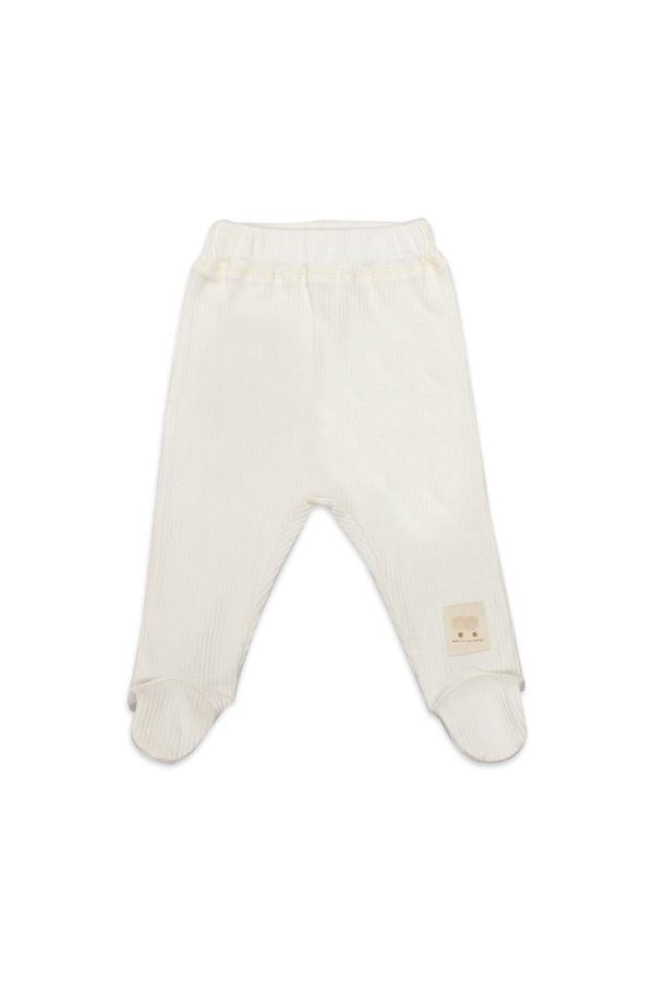 Bistyle Modal Flying Balloons Patikli Pantolon BS16122 Ekru - Image 1