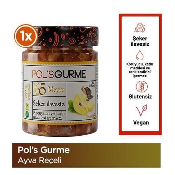 Pol’s Gurme Chia Tohumlu Şekersiz Ayva Reçeli 380 Gr - Image 1