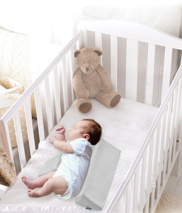 BabyJem Bebek Güvenli Uyku Yastığı 014 Gri - Image 1