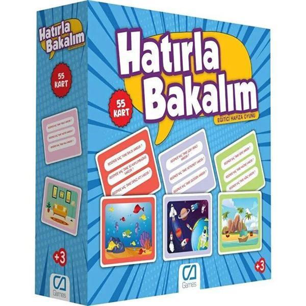 Games Hatırla Bakalım Eğitici Hafıza Oyunu 55 Kart 5108 - Image 1