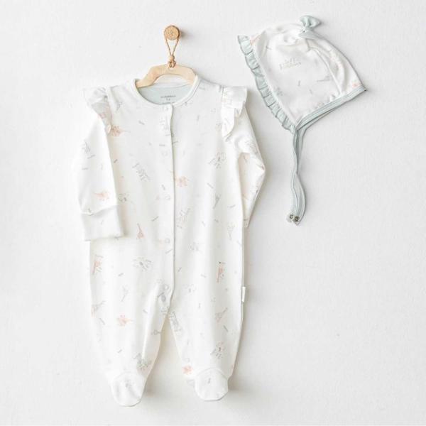 Andywawa AC25510 Love Family Bebek Tulum Takım Ekru - Image 1