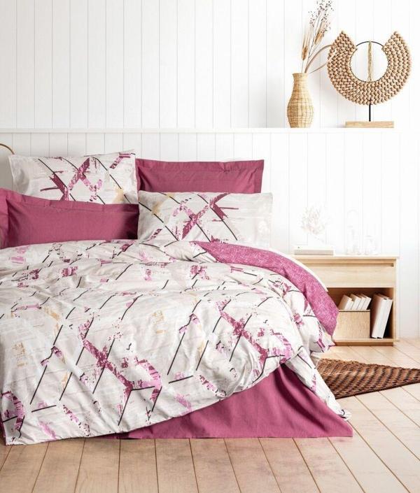 Cotton Box Ranforce Nevresim Takımı Tek Kişilik Renata Mürdüm - Image 1