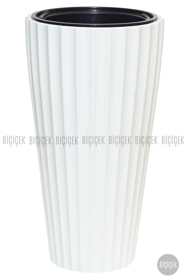 Biçiçek Lilyum Vazo Saksı 58-70 Cm Ve İç Kova Dahil - Image 1