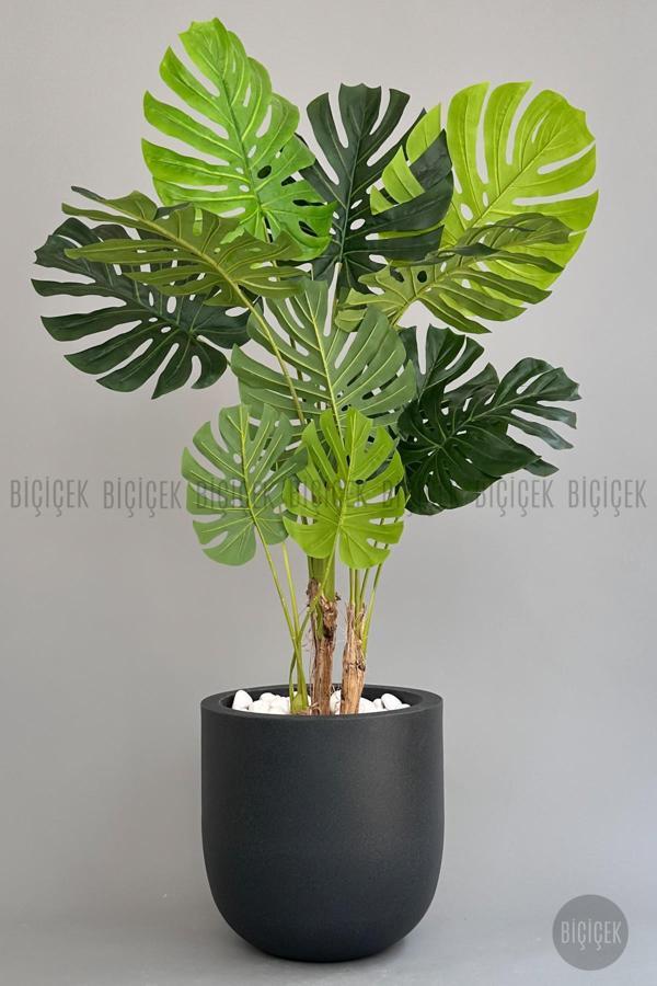 Biçiçek Yapay Monstera Ağacı 170 Cm Lux Dış Mekan Saksıda - Image 1