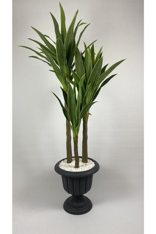 Biçiçek Yucca 220 Cm Yapay Bitki Siyah - Image 1