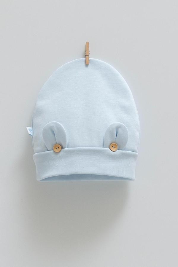 CUTE BEAR DETAYLI BERE - CARAMELL  - SPE1803 - Mavi - 6 - 9 Ay - SPE1803-Mavi-6 - 9 Ay Mavi - Image 1