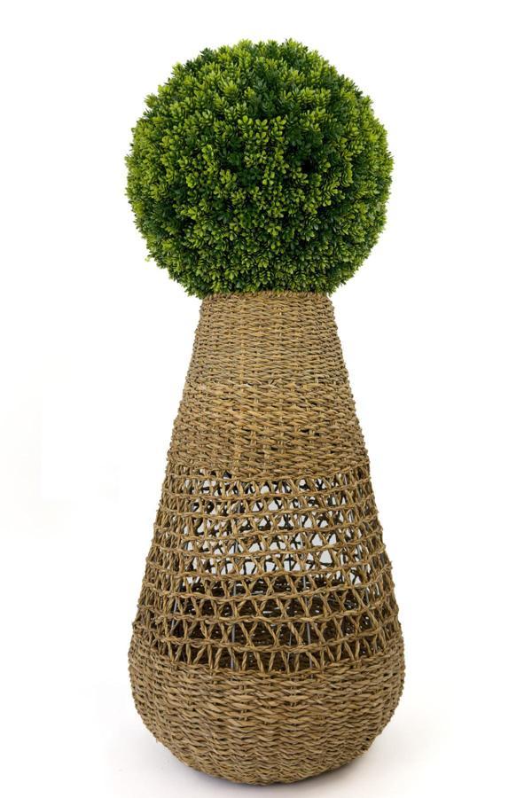 Biçiçek Luxury Şimşir Ağacı 110Cm Hasır Saksıda Bohem4 - Image 1